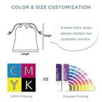Custom Canvas Drawstring Bags with Logo | 100 MOQ for Jewelry & Gift Packaging
