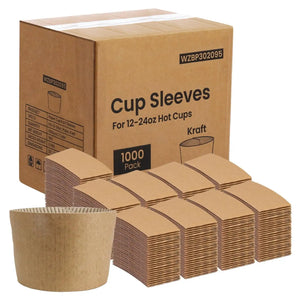 Custom Cup Sleeves | Corrugated Insulated | Gold Foil Logo | 1pc MOQ