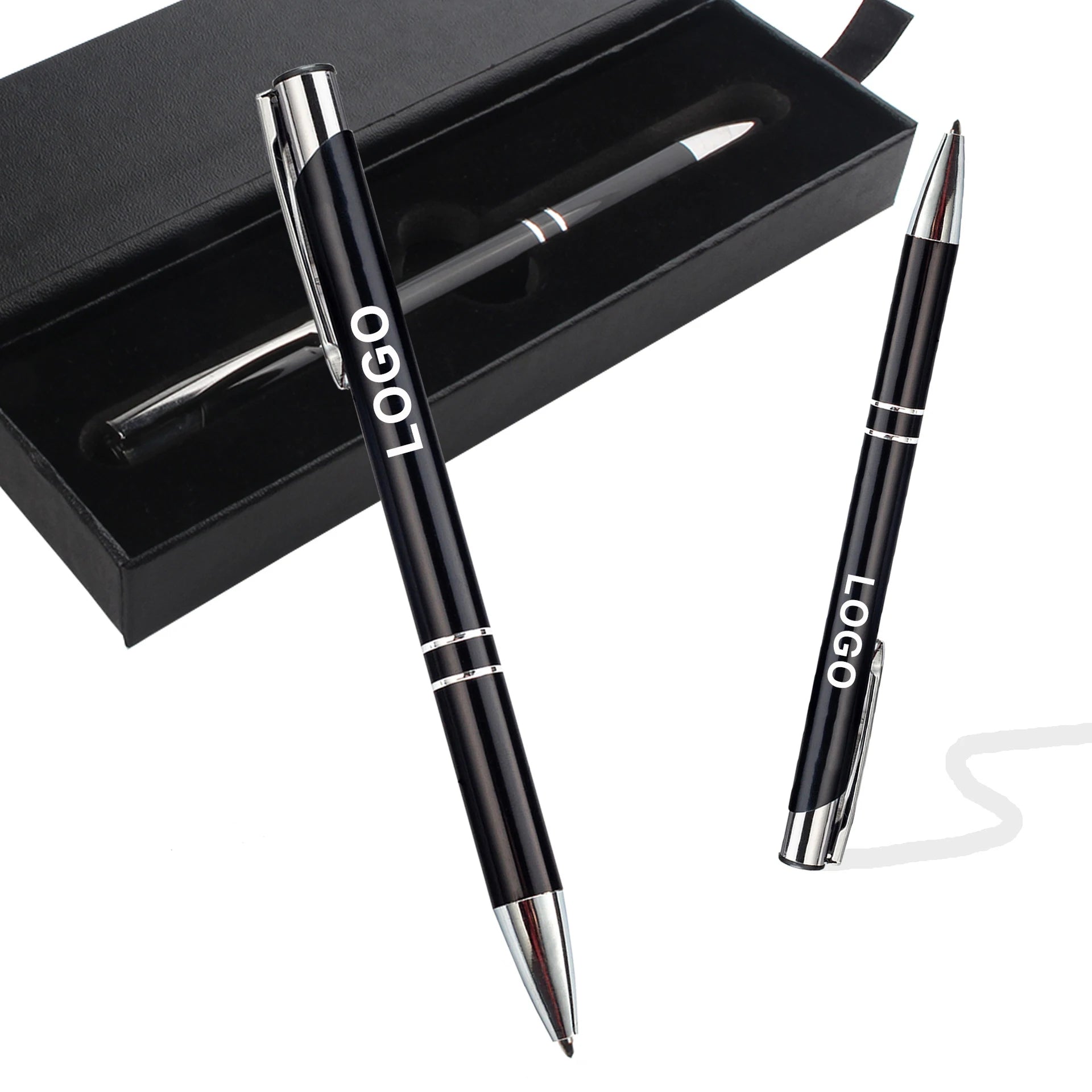 Custom Metal Ballpoint Pens: 100 MOQ, 20-Day Lead, 1.0mm | Personalized Logo Promotional Gifts