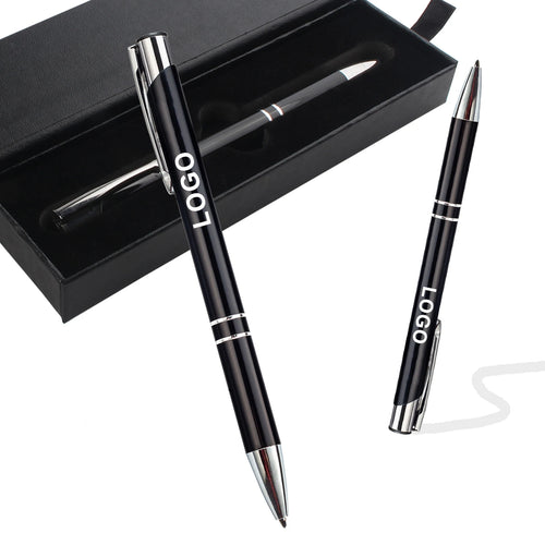 Custom Metal Ballpoint Pens: 100 MOQ, 20-Day Lead, 1.0mm | Personalized Logo Promotional Gifts