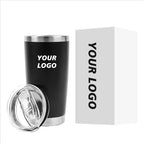 20oz Vacuum Insulated Stainless Steel Tumbler with Lid for Coffee, Iced Drinks and Everyday Travel