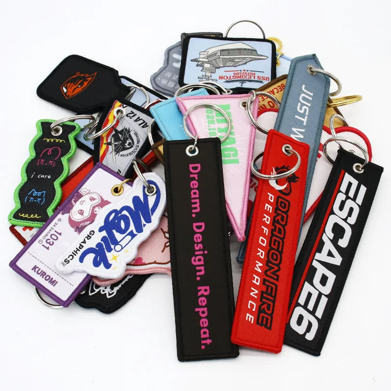 Custom Woven Keychains | UV Printed Promotional Keyrings