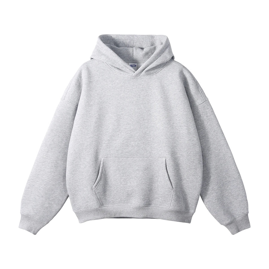 Thick Cotton Fleece Hoodie for Custom Printing (Oversized Fit)