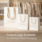 Custom Paper Shopping Bags | Kraft Boutique Retail Bags