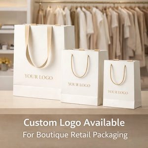 Custom Paper Shopping Bags | Kraft Boutique Retail Bags