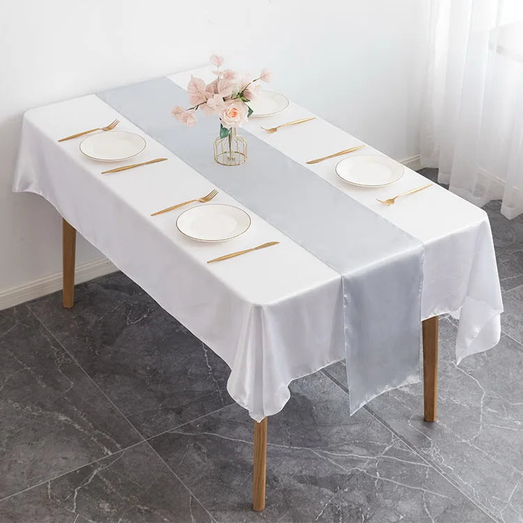 Satin Table Runners | 12×108 Inch | Stocked | MOQ 10