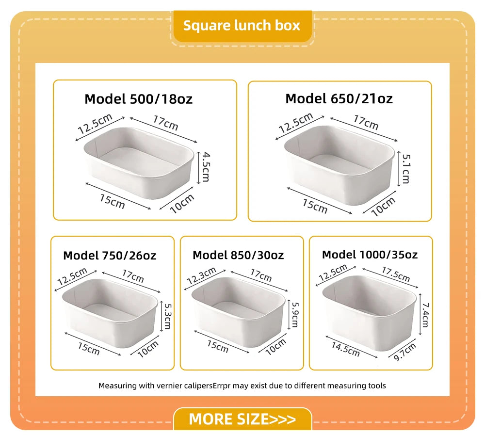 Disposable Kraft Paper Lunch Box | Waterproof Food Packaging | Eco-Friendly Bulk