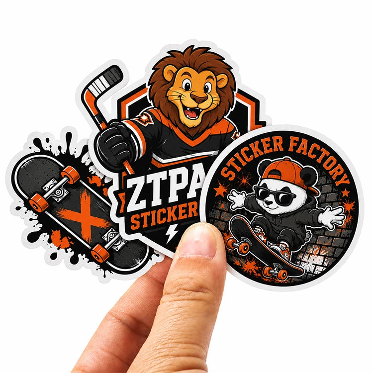 Custom Die Cut Vinyl Stickers with Logo | MOQ 500 Pcs