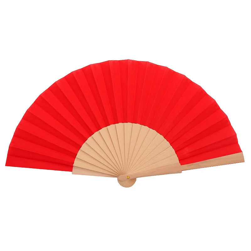 Custom Wooden Hand Fan | Foldable Wood Handle Fan | Bulk Corporate Events