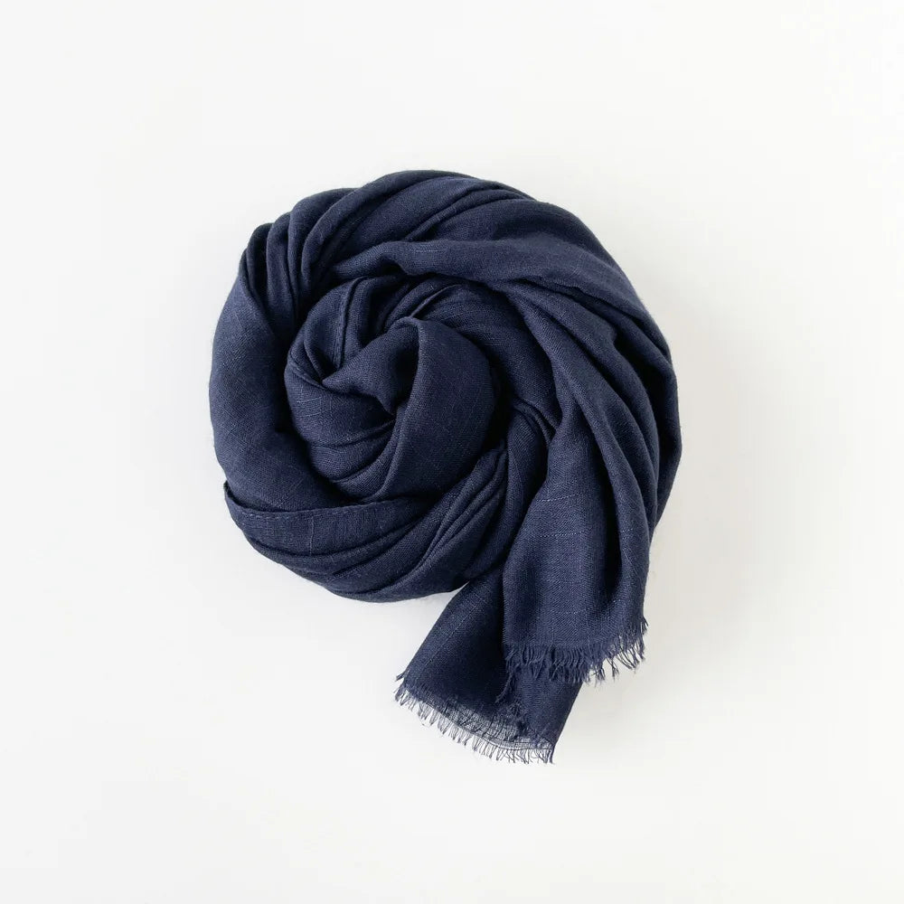 Custom Bamboo Knot Cotton Scarves 180x80cm | 18 Colors | Bulk Boutique Scarves