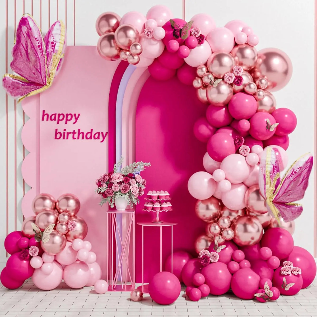 Balloon Arch Garland Kits | Rose Gold | MOQ 10 | EN71 Certified