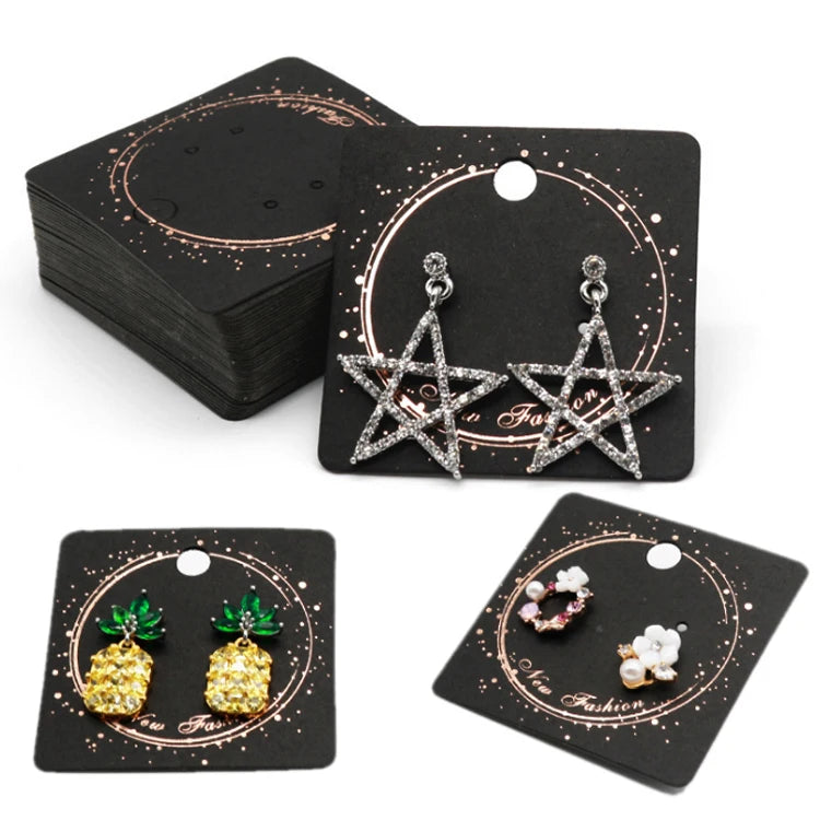 Custom Jewelry Display Cards Wholesale | Offset Hot Stamp 15-Day Lead
