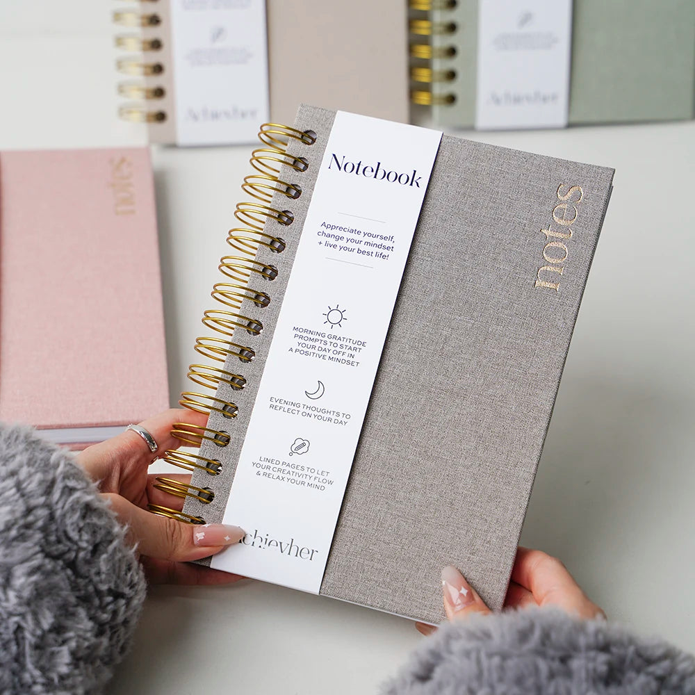 Custom Linen Hardcover Notebooks | 300-Piece MOQ