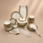 Luxury Bone China Dinnerware Set | Scratch Resistant Tableware