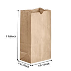 Custom Kraft Paper Bags 100% Recycled | Logo Printing | Restaurant Takeout