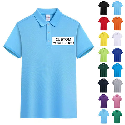 Custom Polo T-Shirts for Uniforms & Teams (Logo Ready)