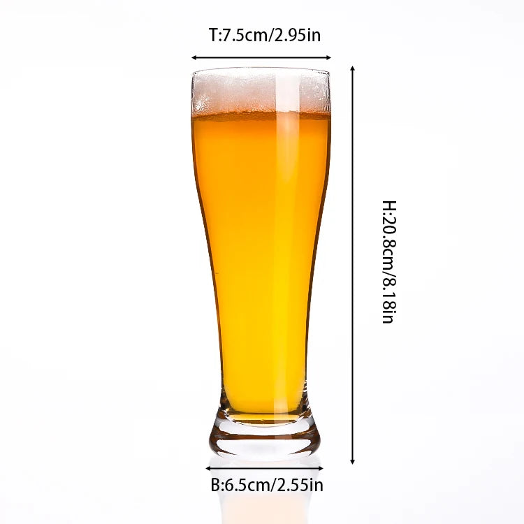 Custom Hand Blown Crystal Beer Mugs Wholesale | Logo Pint Glasses 48 MOQ