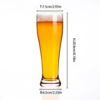 Custom Hand Blown Crystal Beer Mugs Wholesale | Logo Pint Glasses 48 MOQ