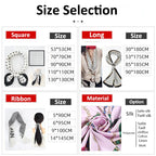 Custom 100% Silk Scarves: 10 MOQ, 7-Day Lead, Digital Print | Luxury Square Shawls for Gifts & Fashion