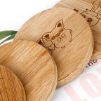 Bamboo Pocket Mirrors with Custom Logo | Eco-Friendly | Wholesale