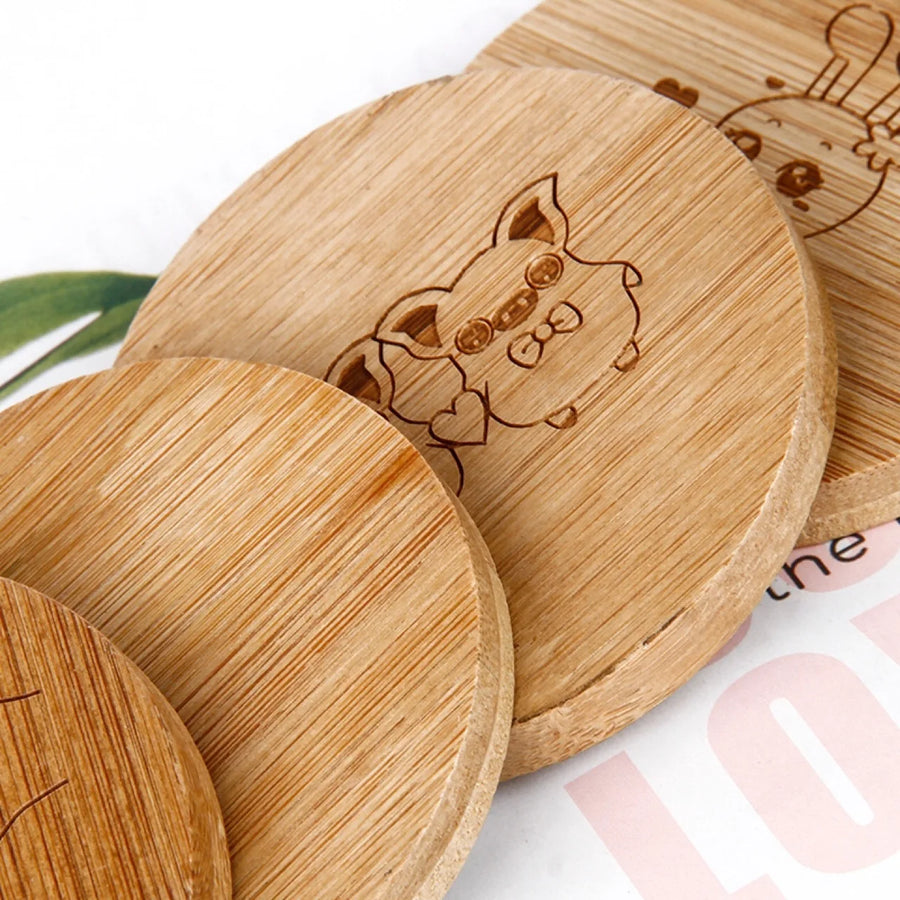 Bamboo Pocket Mirrors with Custom Logo | Eco-Friendly | Wholesale