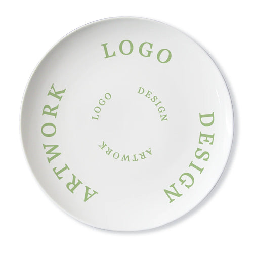 Custom Ceramic Dinner Plates: 120 MOQ, 35-Day Lead, On-Glazed | Wedding & Restaurant Tableware Sets