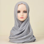 Polyester Silk Satin Hijab | 107x180cm | 24 Colors | Wholesale | Custom Packaging