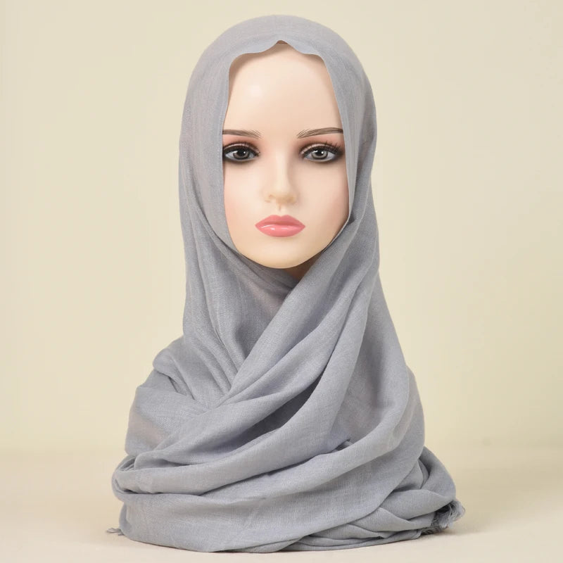 Polyester Silk Satin Hijab | 107x180cm | 24 Colors | Wholesale | Custom Packaging