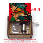 Wooden Hand-Cranked Music Box | Howl's Moving Castle | 10 MOQ | Custom