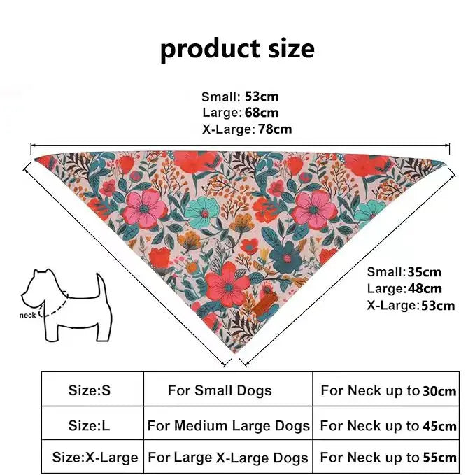 Custom Pet Bandanas | Heat Sublimation Dog Scarves