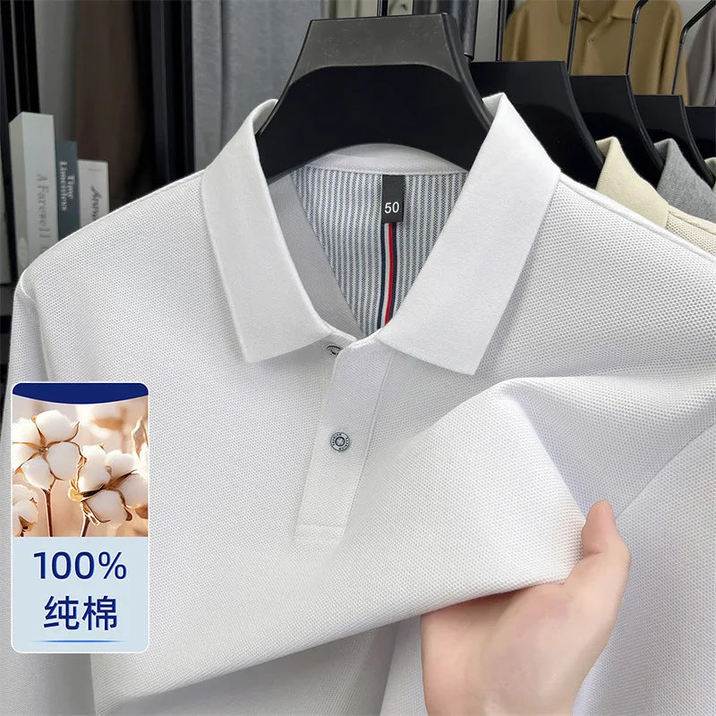 100% Cotton Pique Long Sleeve Shirt | Breathable Moisture-Wicking | Custom Printing