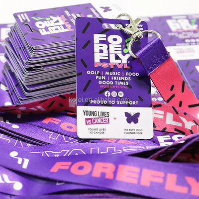 Custom Event Lanyard | Full Color | Free Logo | 50 MOQ | Conferences & Trade Shows