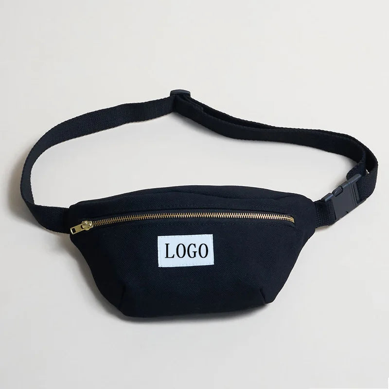 Custom Canvas Waist Bag with Logo | Bulk 500 Pcs