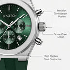 Custom Stainless Steel Chronograph Watch | 100 MOQ | 5BAR