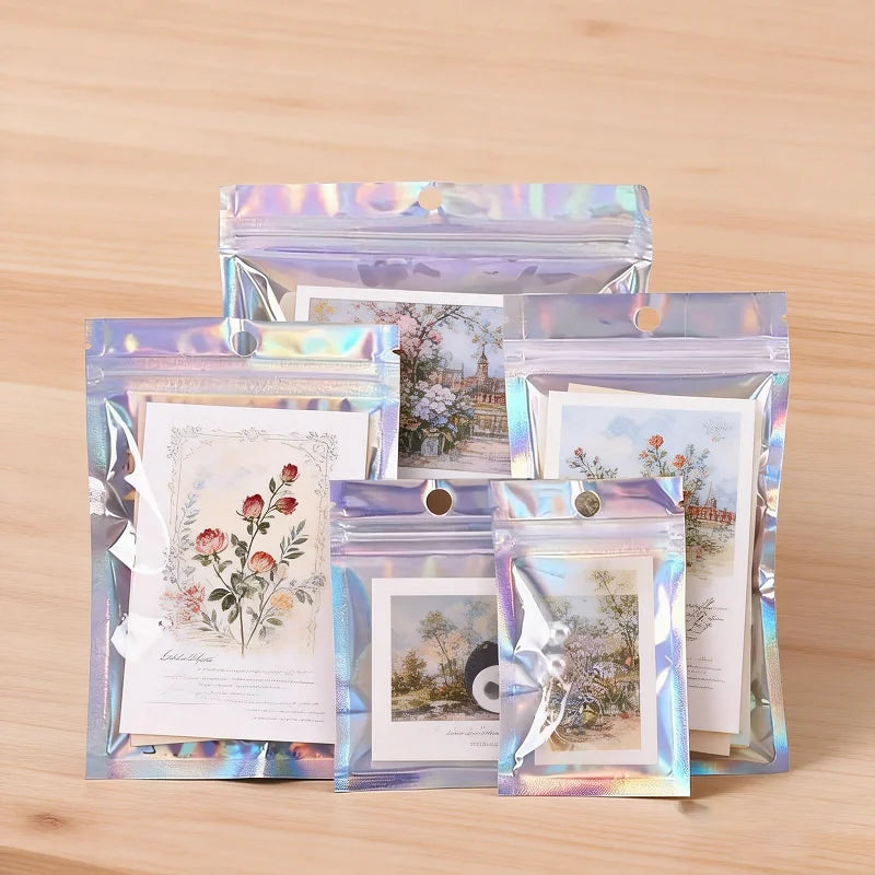 Custom Holographic Packaging Bags | Food-Grade CPP & 3-Day Design | Wholesale | Moisture-Proof