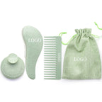 Custom Hair Brush Set with Logo | 50 MOQ | Eco-Friendly