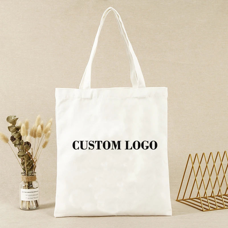 Custom Canvas Tote Bags with Logo | MOQ 100 Pieces