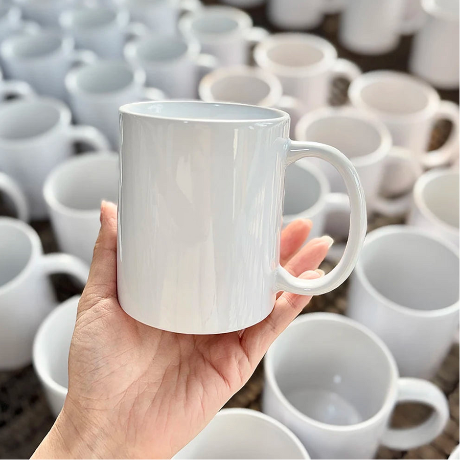 Custom Holiday Ceramic Mugs | 11oz White | 5,000 MOQ | 7-Day Lead