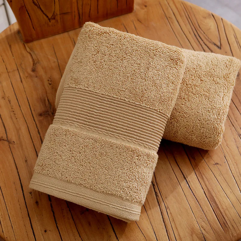 100% Pure Cotton Extra-Thick Face Towel | 120g | OEM Logo | 1 MOQ | Hotel Spa