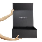 Custom Black Magnetic Gift Box for Apparel, Fragrance, PR Kits & E-Commerce Packaging