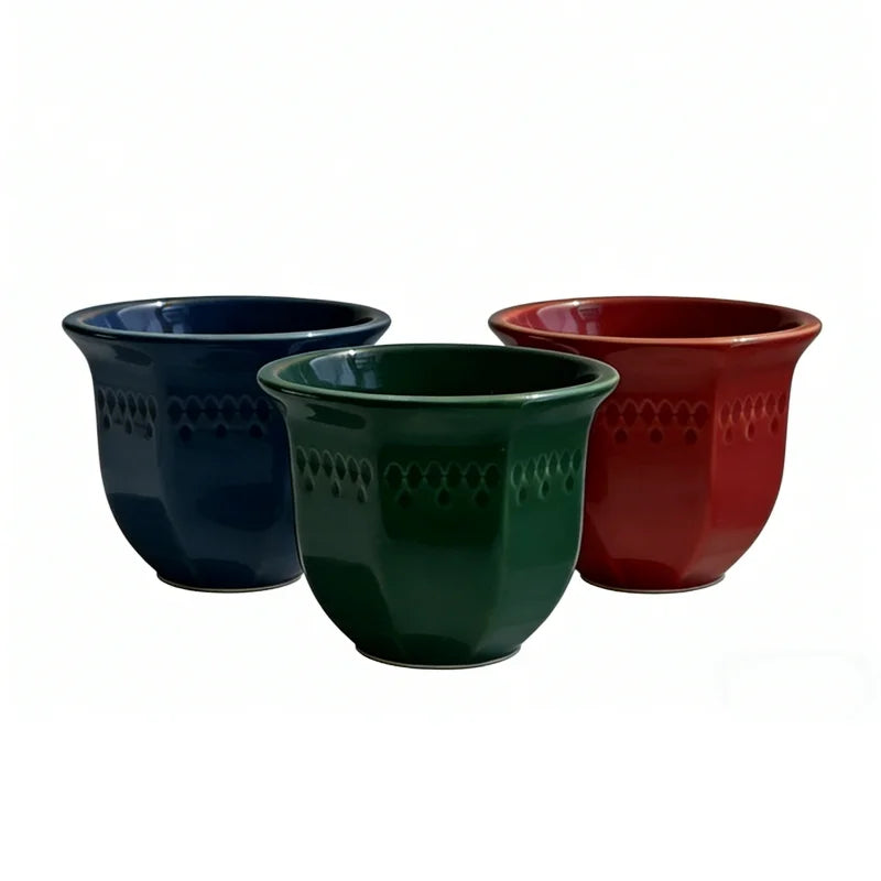 Luxury Gold Gahwa Coffee Cup Set Custom Logo OEM ODM Arabic Style Ceramic Gift Set for Corporate Hospitality Bulk Wholesale