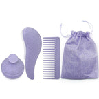 Custom Hair Brush Set with Logo | 50 MOQ | Eco-Friendly