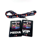 Custom PVC Event Badge 100pcs MOQ | Gold Foil, QR Code, Hologram | Staff ID & VIP Passes
