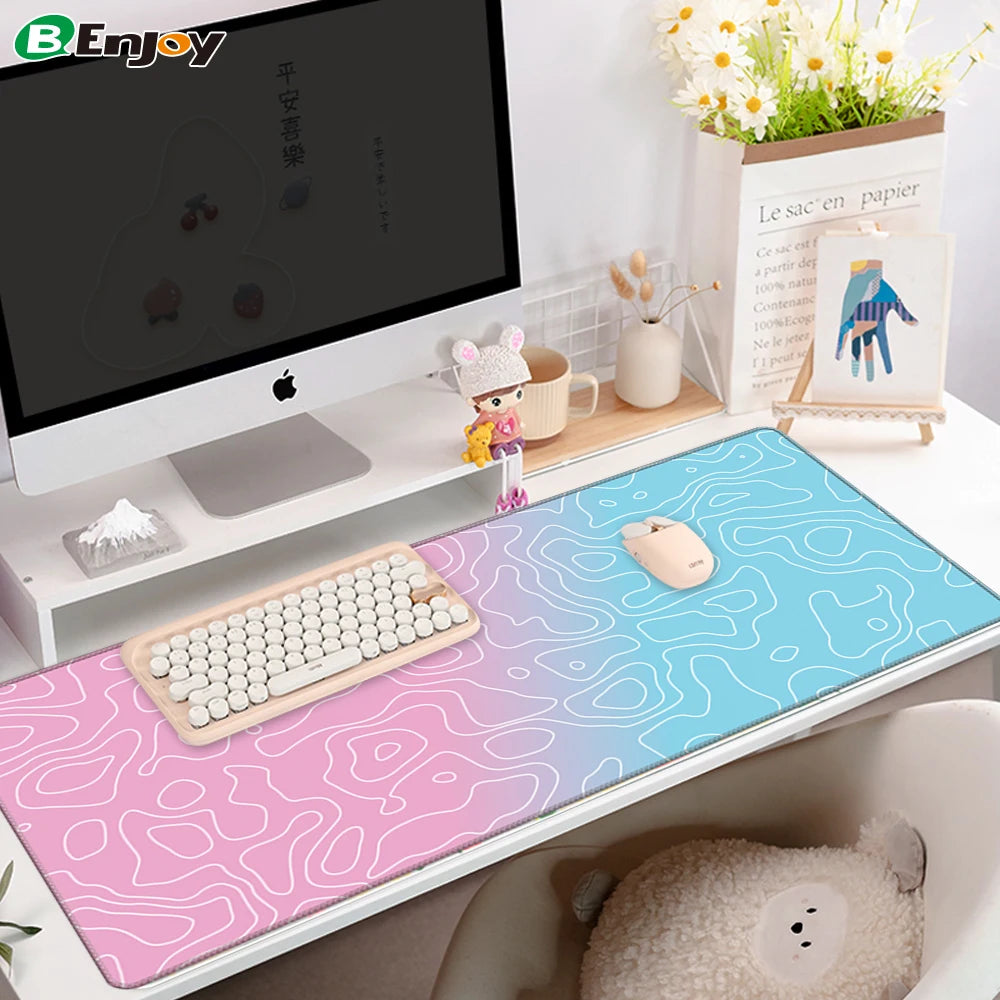 Custom XXL Gaming Desk Mat 900x400mm | Waterproof Fabric, 100 MOQ, REACH & ROHS
