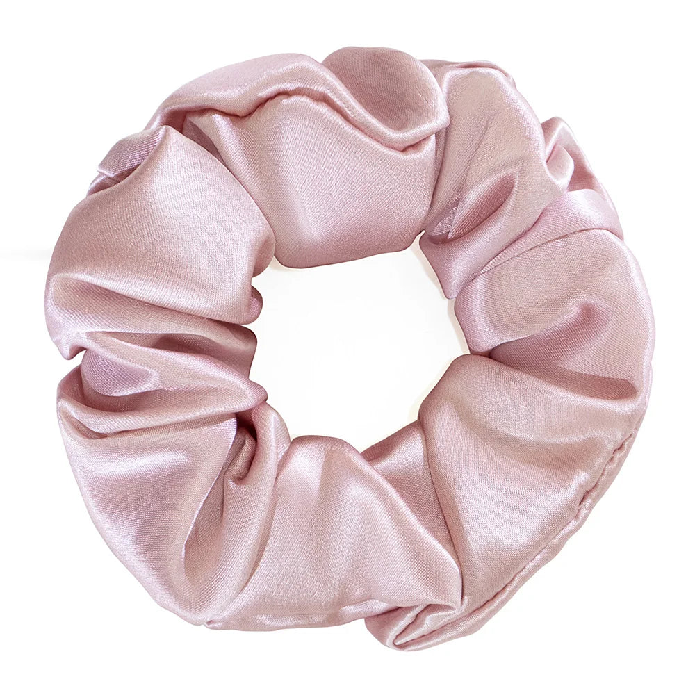 Custom Silk Scrunchies with Logo | Bulk MOQ 2 Pcs
