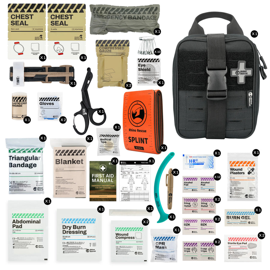 Custom Tactical Trauma Pouch | Class I Medical Device | MOQ 100