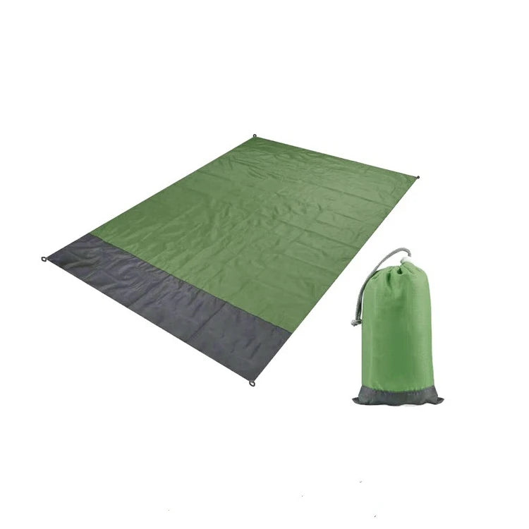 Custom Sand-Free Beach Mat 500pcs MOQ | Waterproof Foldable 210D Polyester, Logo Print for Camping