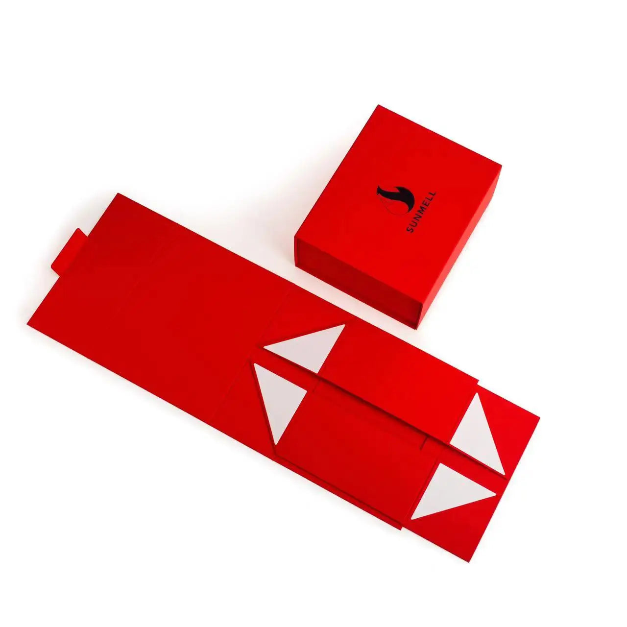 Custom Folding Magnetic Gift Box with Ribbon | Collapsible, 1,000 MOQ, Gold Foil