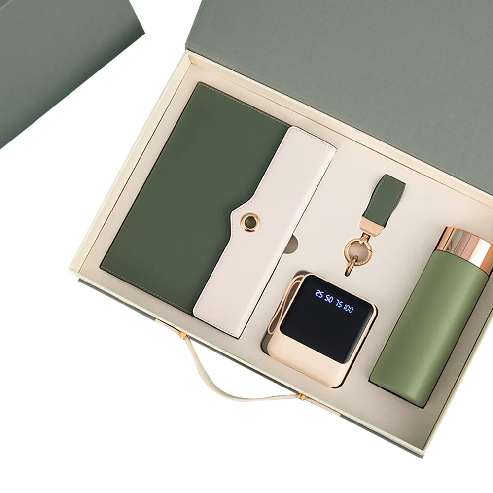 Luxury Corporate Gift Sets with Logo – 5-in-1, 100 MOQ