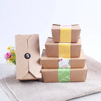 Biodegradable Kraft Food Boxes | 1,000 Pcs MOQ, 5 Sizes | Food-Grade